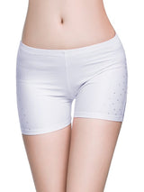 Belly Dancing Fitted Short With Rhinestones