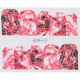 Broken Marble Theme | 12 Colors To Choose From | Nail Art Decals